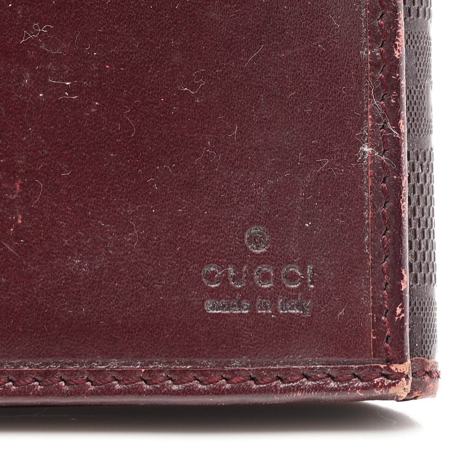 Imprime Monogram GG Pierce Continental Flap Wallet Bordeaux