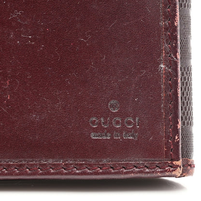 Gucci Imprime Monogram GG Pierce Continental Flap Wallet Bordeaux 7 of 10