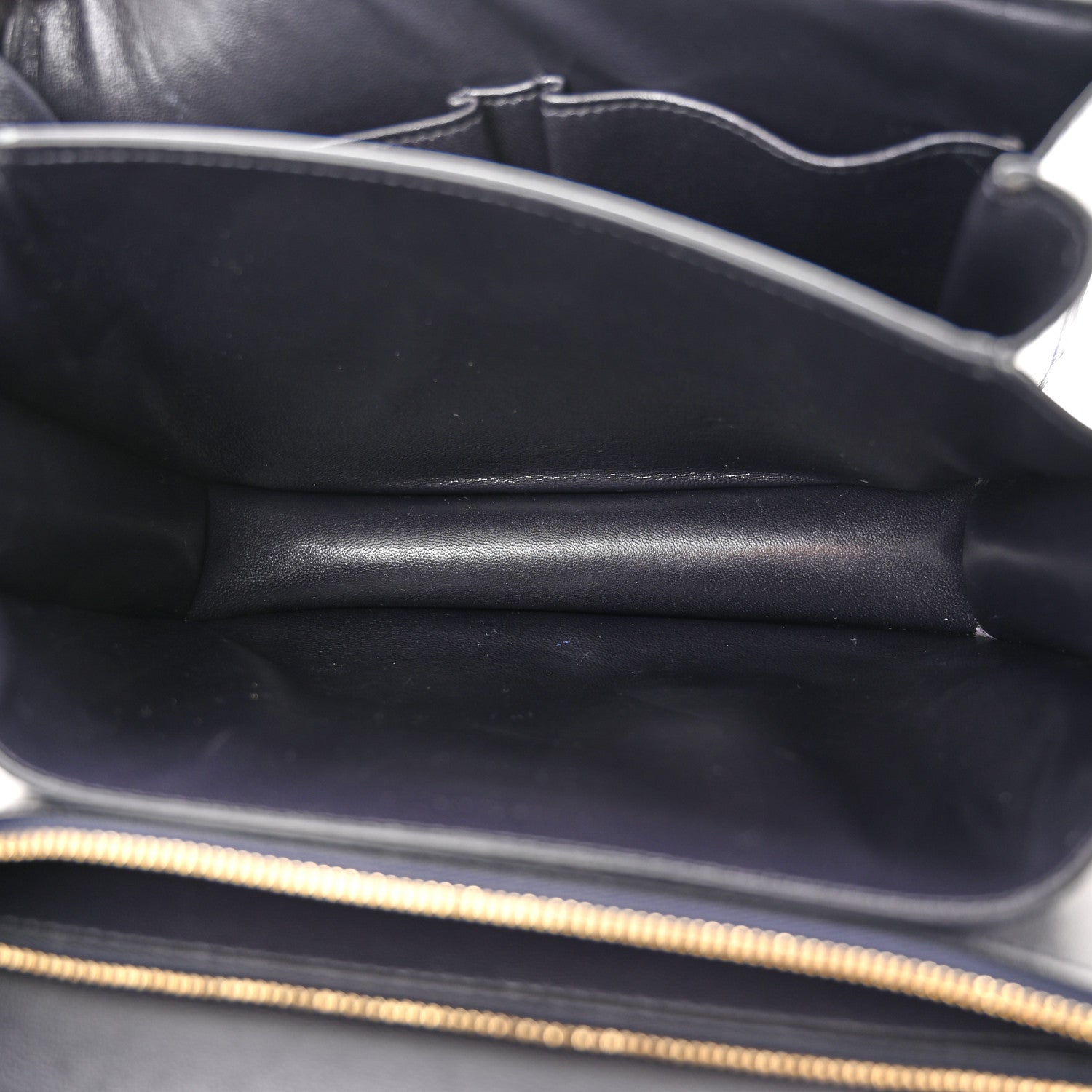 Celine Box Calfskin Medium Classic Box Flap Bag Navy 5 of 12