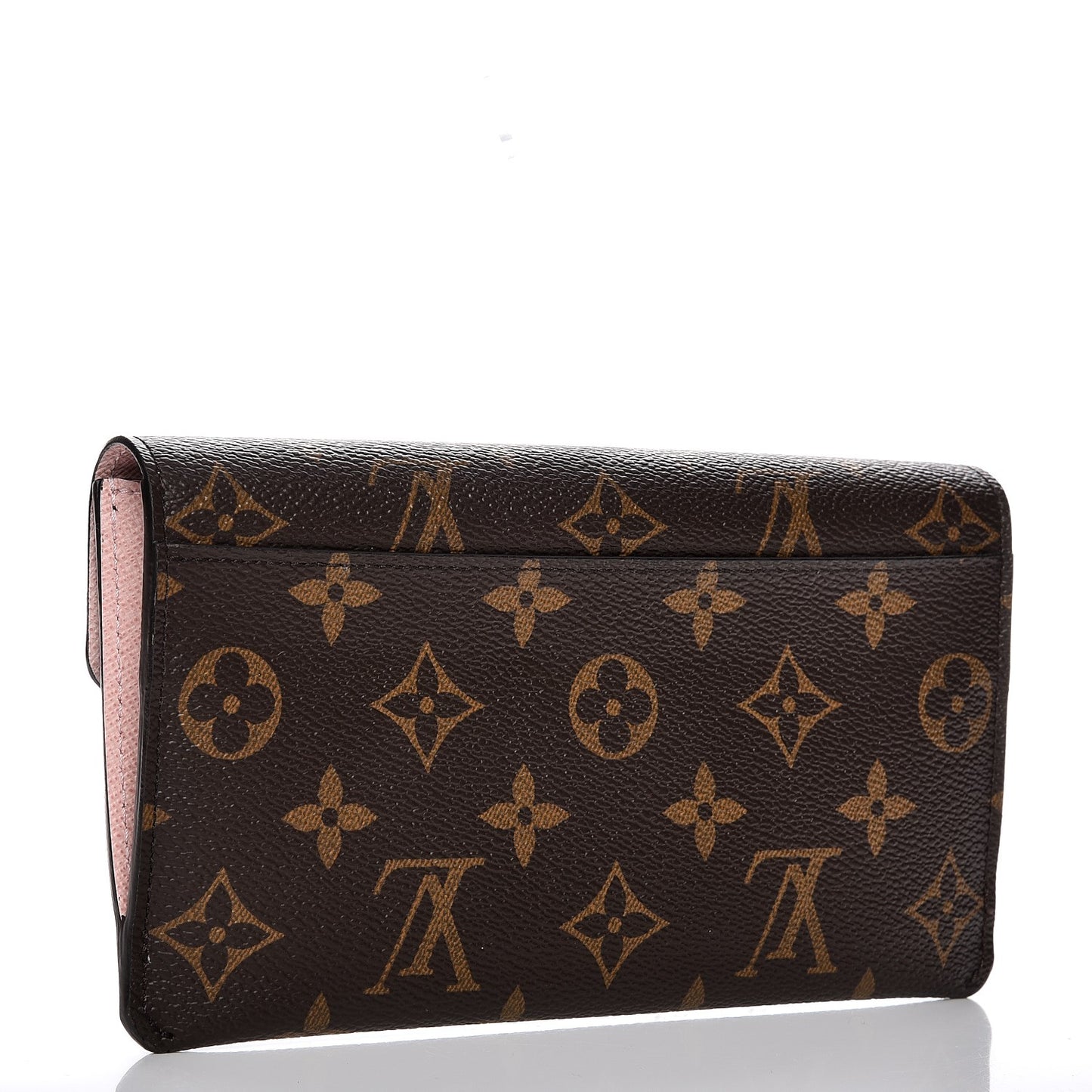 Monogram Jeanne Wallet Rose Ballerine