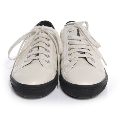 Chanel Caviar Quilted CC Sneakers 36 White 2 of 6