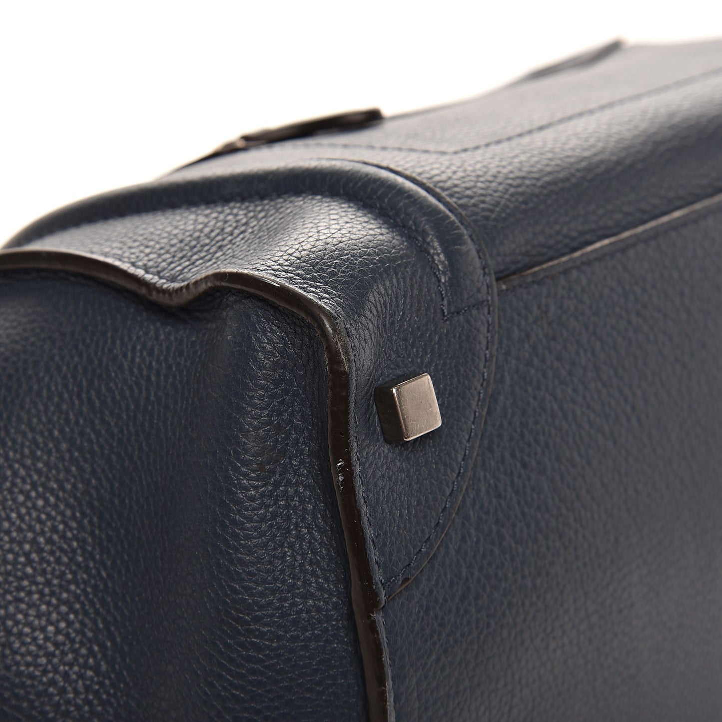Drummed Calfskin Mini Luggage Orage