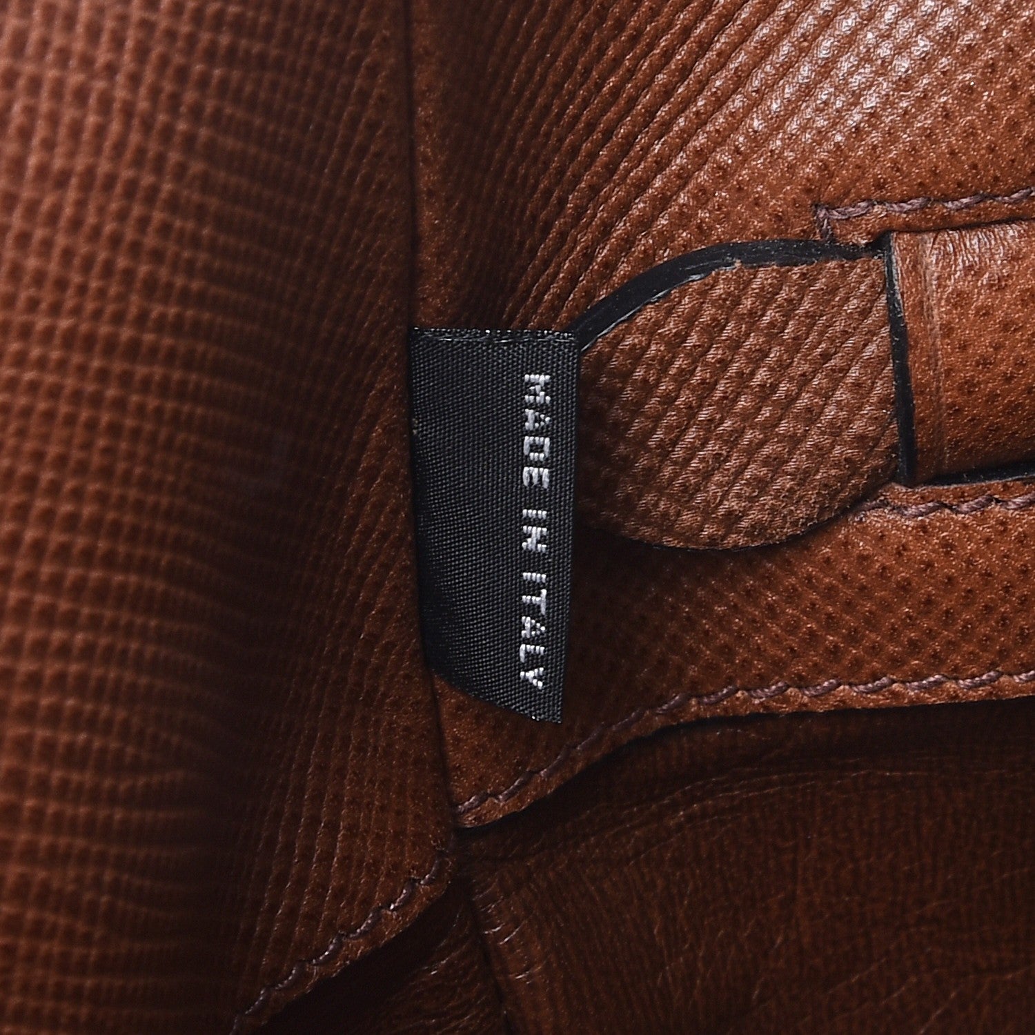Prada Saffiano Cuir Front Pocket Tote Palissandro 7 of 8