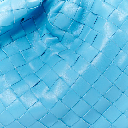 Bottega Veneta Nappa Maxi Intrecciato The Pouch Oversized Clutch Swimming Pool 8 of 10