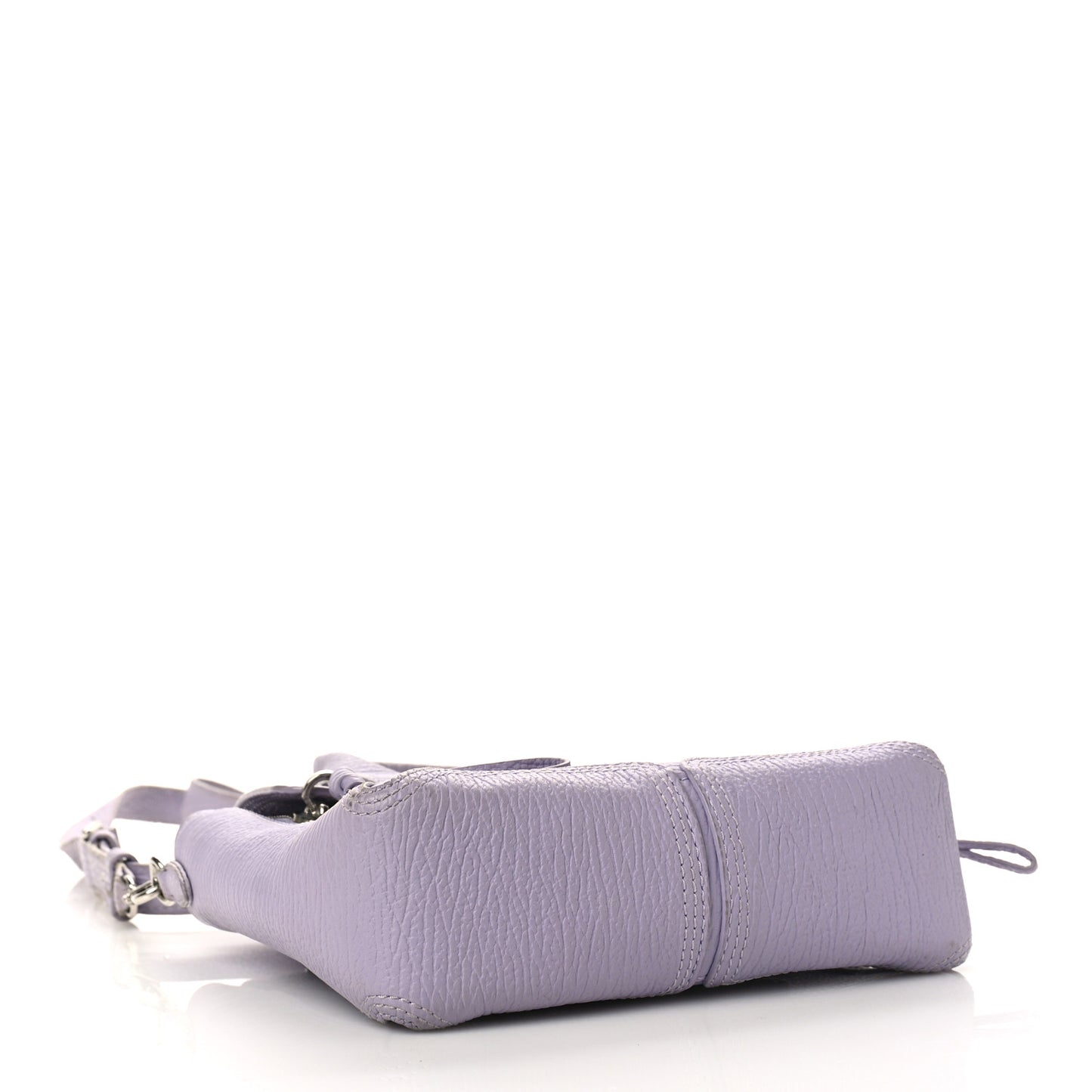 Textured Calfskin Mini Pashli Satchel Lilac