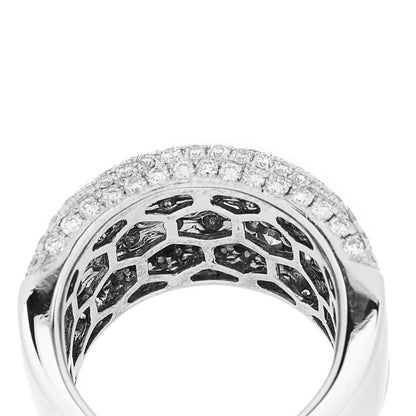 Parker & West by FASHIONPHILE 18K White Gold Diamond 3.15ctw Band Ring 53 6.25 8 of 9