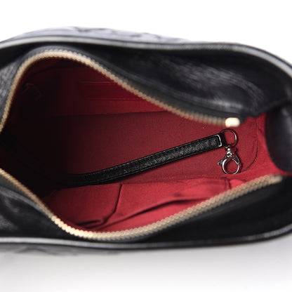 Chanel Aged Calfskin Quilted Small Gabrielle Hobo Black 4 of 9