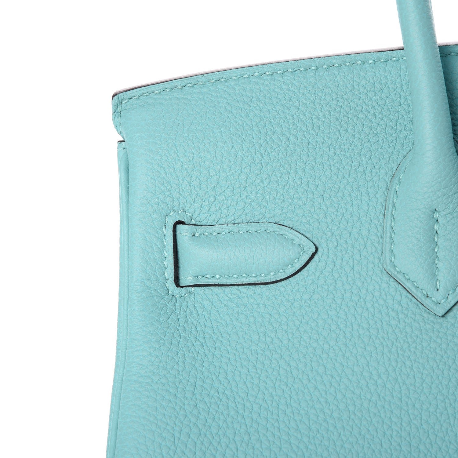 Hermes Togo Birkin 30 Bleu Atoll 31 of 33