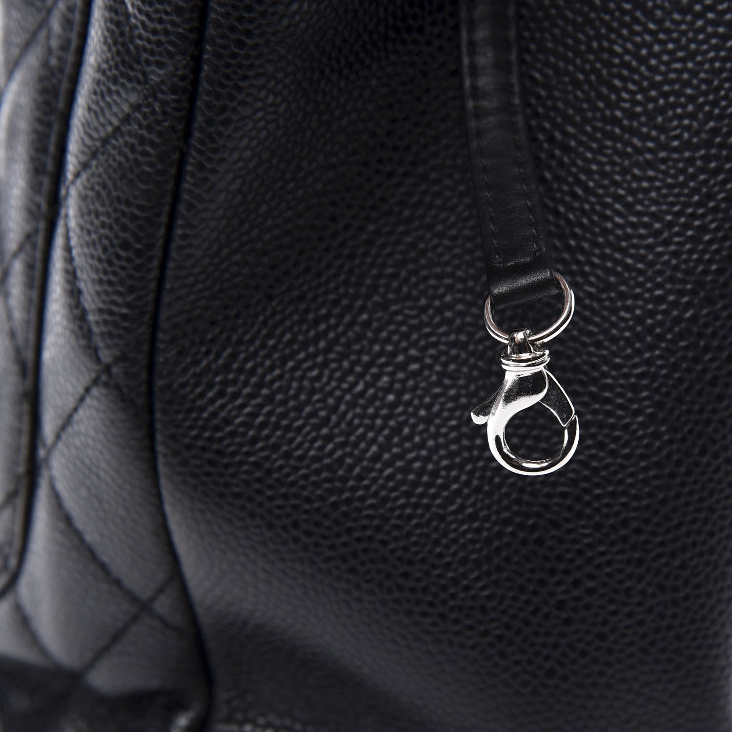 Chanel Caviar Quilted Grand Shopping Tote GST Black 8 of 10