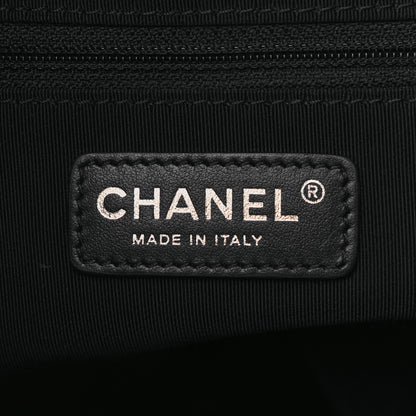 Chanel Lambskin Quilted Drawstring Backpack Black 5 of 8