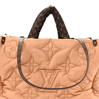Louis Vuitton Econyl Monogram Pillow Giant Onthego GM Beige 7 of 13
