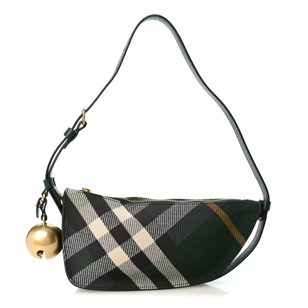 Jacquard Check Mini Shield Bag Ivy