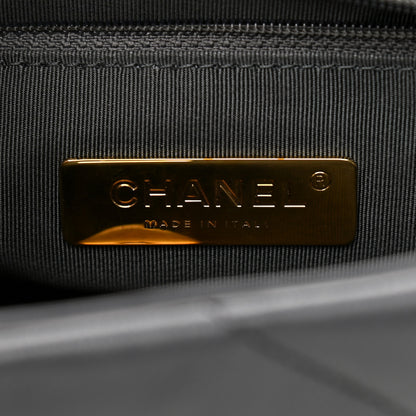 Chanel Lambskin Quilted Medium Chanel 19 Flap Dark Grey 6 of 11