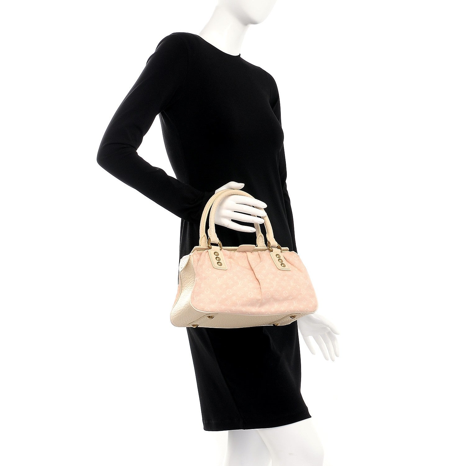 Louis Vuitton Mini Lin Trapeze PM Rose 2 of 8