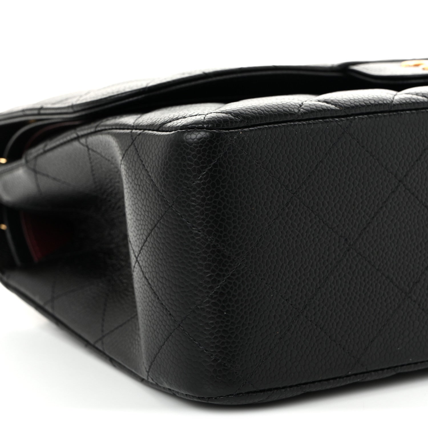 Chanel Caviar Quilted Jumbo Double Flap Black 9 of 11