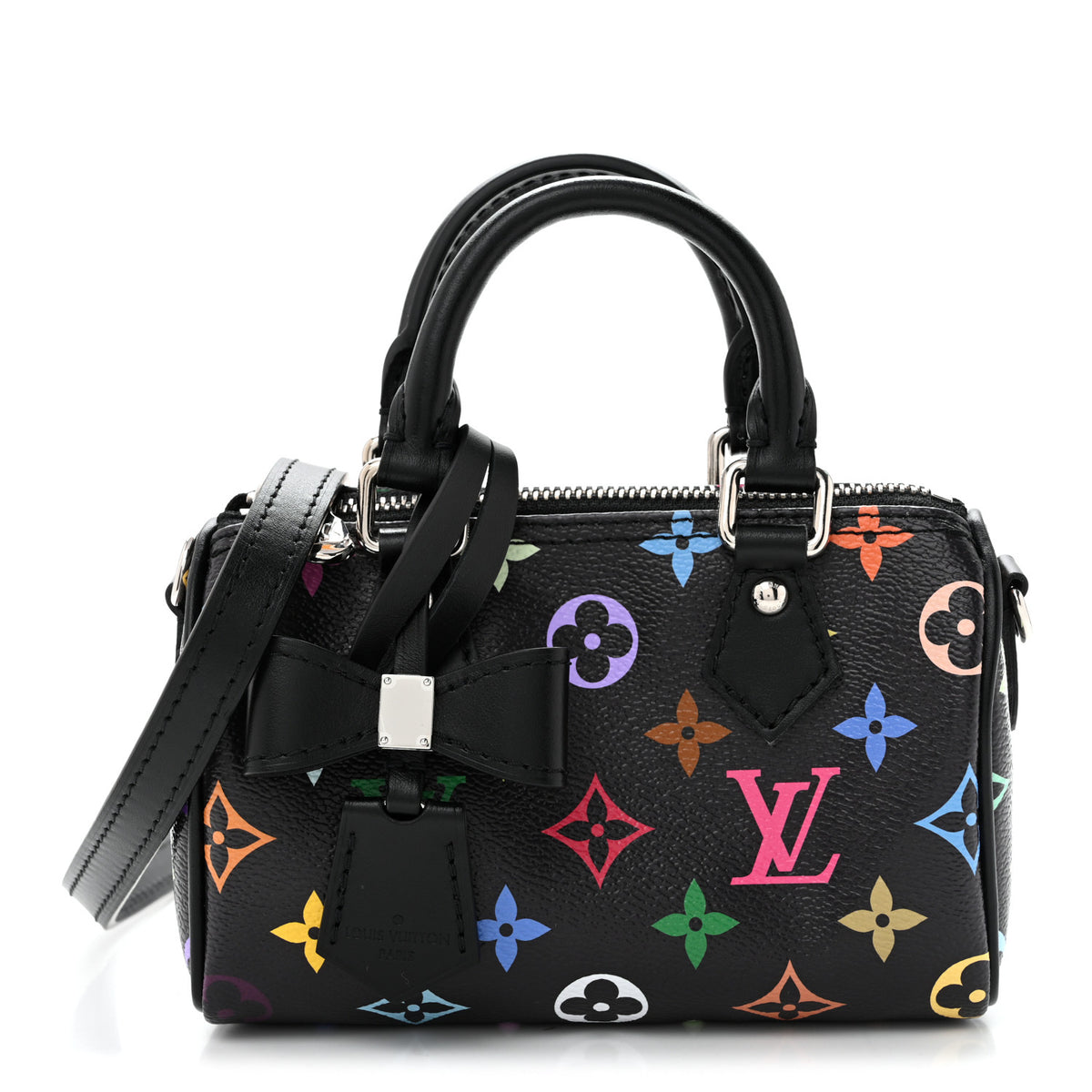 Louis Vuitton LV x TM Monogram Multicolor Nano Speedy Black 1 of 11