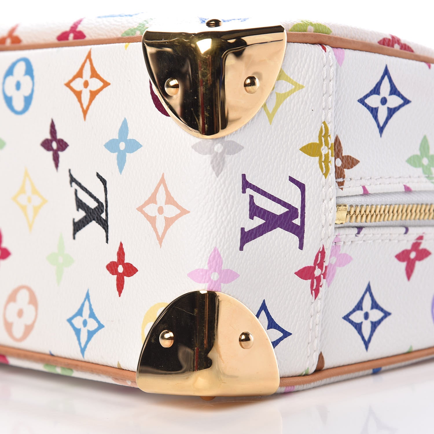Louis Vuitton Monogram Multicolor Trouville White 9 of 11