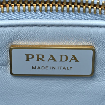 Prada Saffiano Lux Ombre Small Galleria Double Zip Tote Celeste 6 of 9