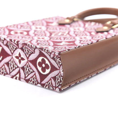 Louis Vuitton Jacquard Since 1854 Petit Sac Plat Bordeaux 7 of 10