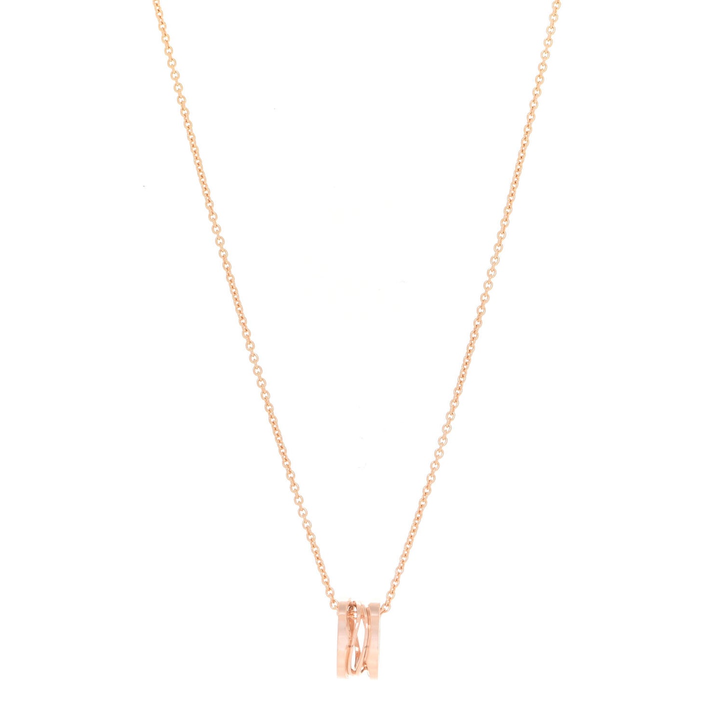18K Rose Gold B.Zero1 Open Legends Pendant Necklace
