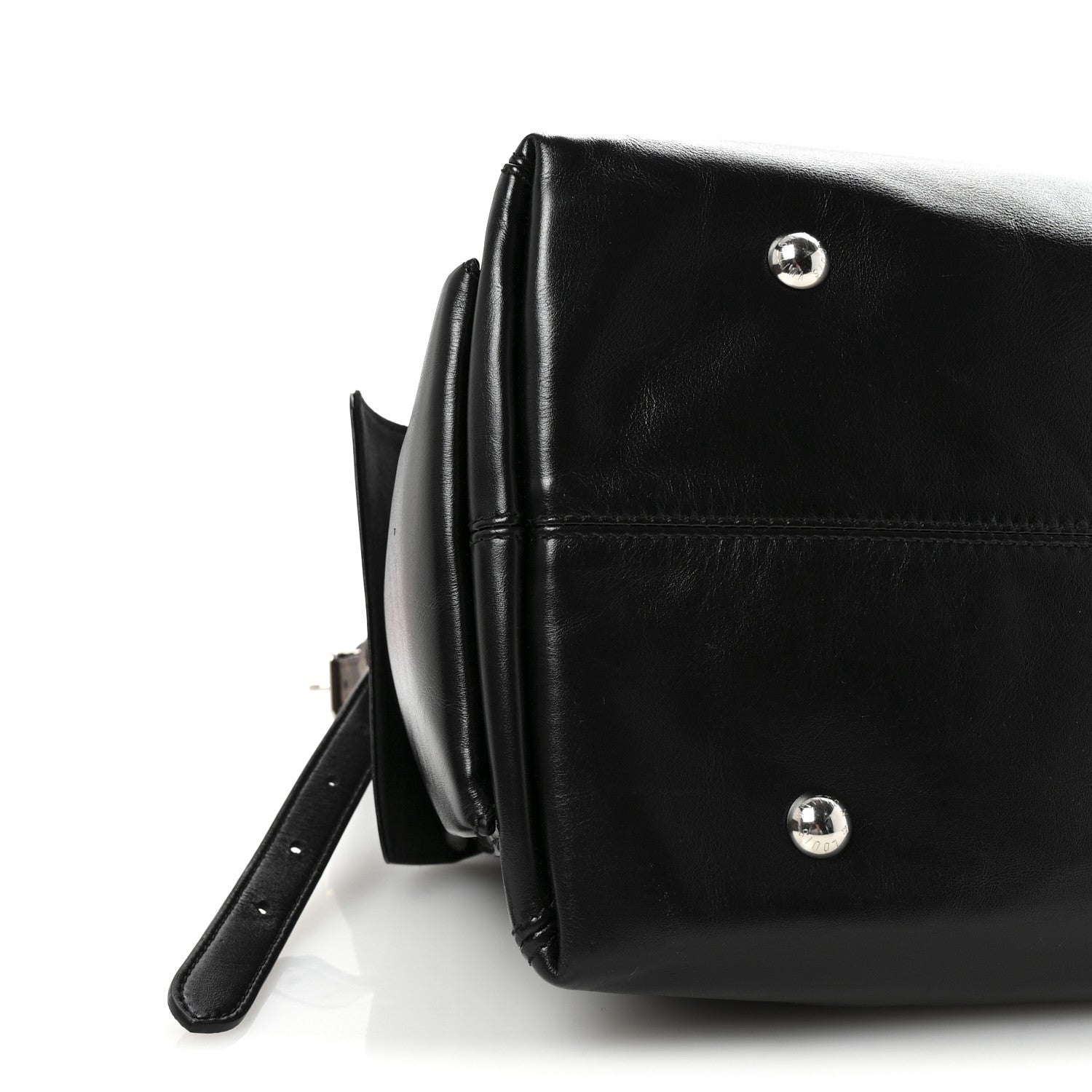 Louis Vuitton Lambskin CarryAll Travel Bag Black 9 of 11