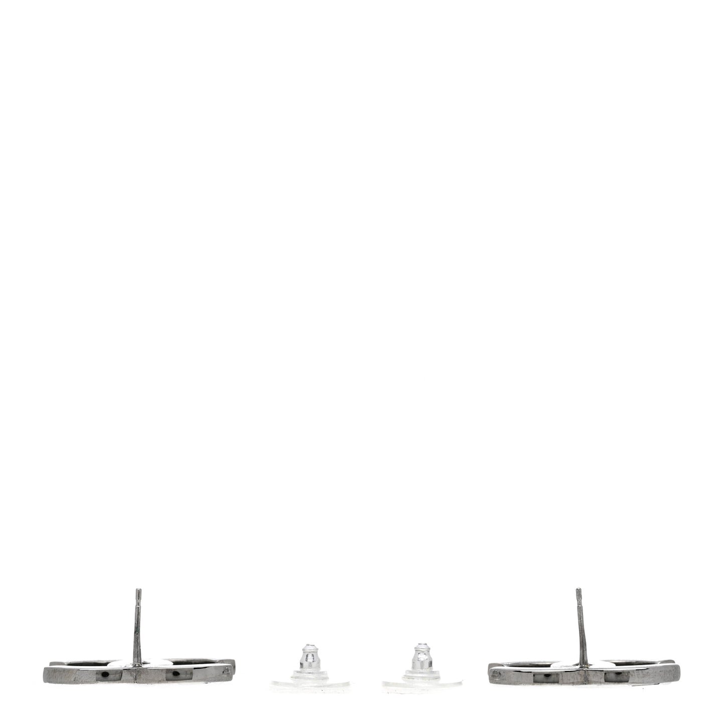 Baguette Crystal Pearl CC Bright Young Things Earrings Ruthenium