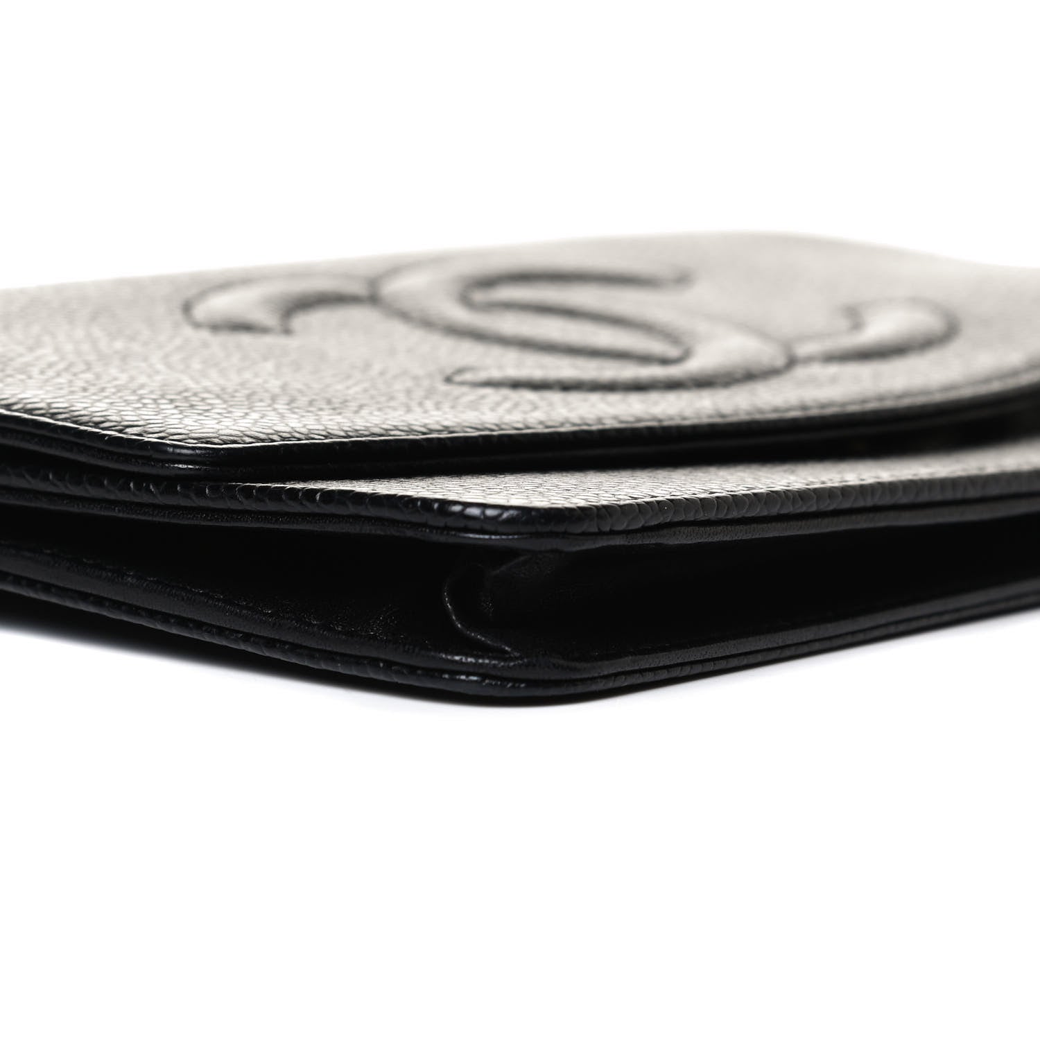 Chanel Caviar Timeless CC Wallet On Chain WOC Black 11 of 15