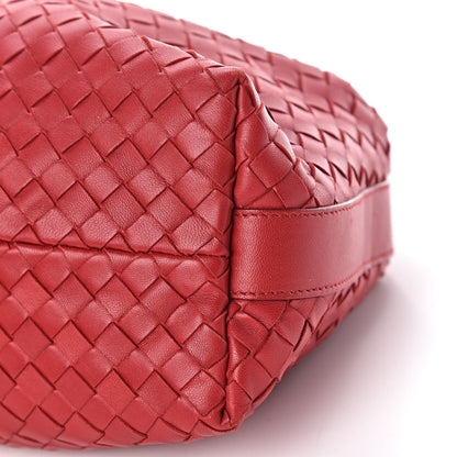 Bottega Veneta Nappa Intrecciato Large Cosmetic Case Carmino 9 of 10