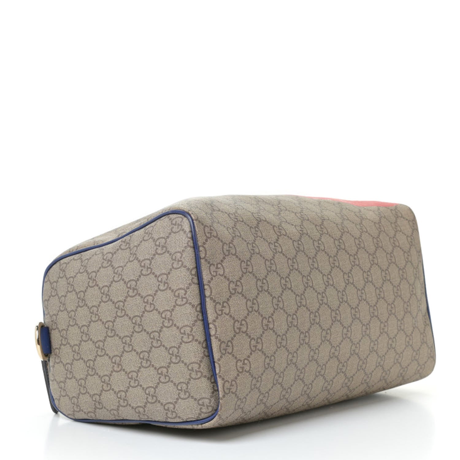 Gucci GG Plus Monogram Medium Boston USA Flag Unicef Duffle Blue 3 of 9