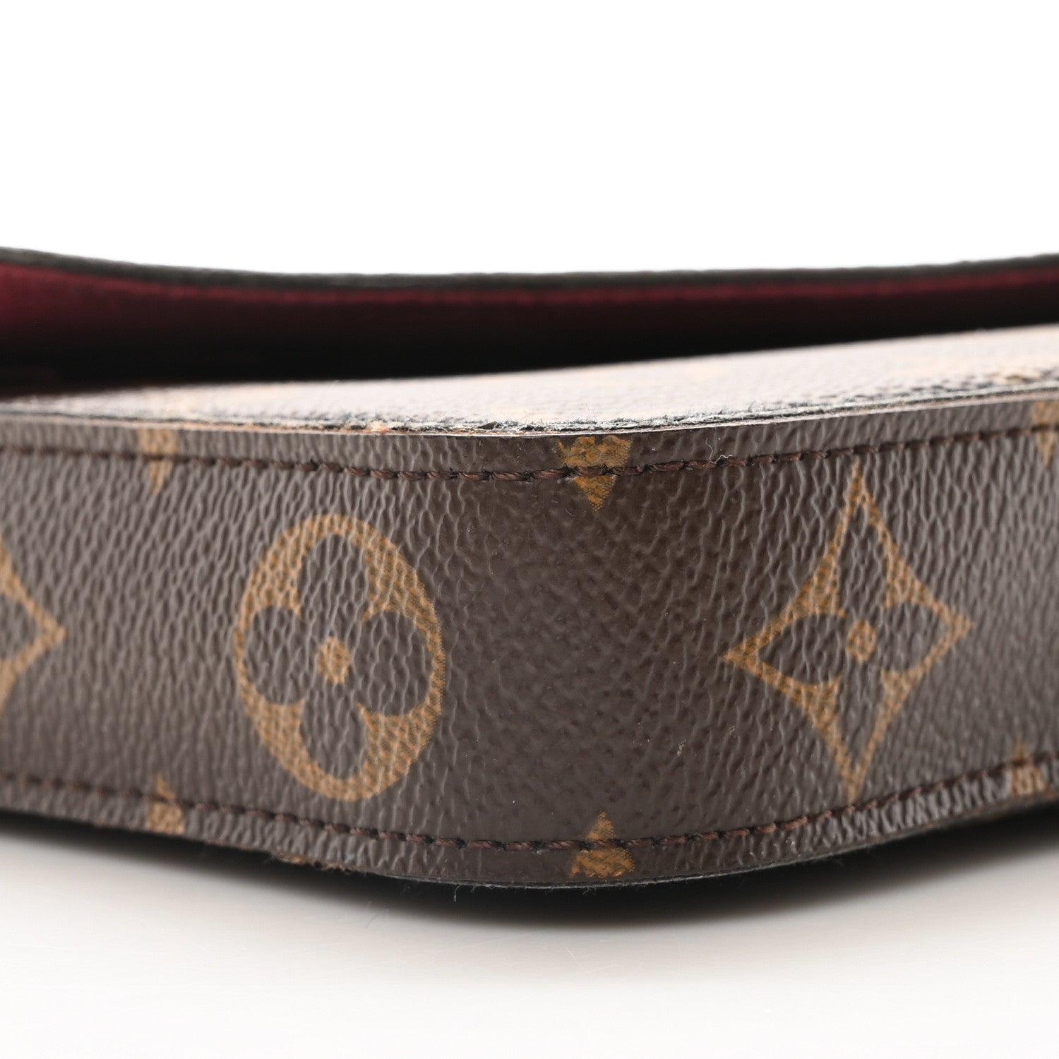 Louis Vuitton Monogram Pochette Felicie Chain Wallet Fuchsia 11 of 12
