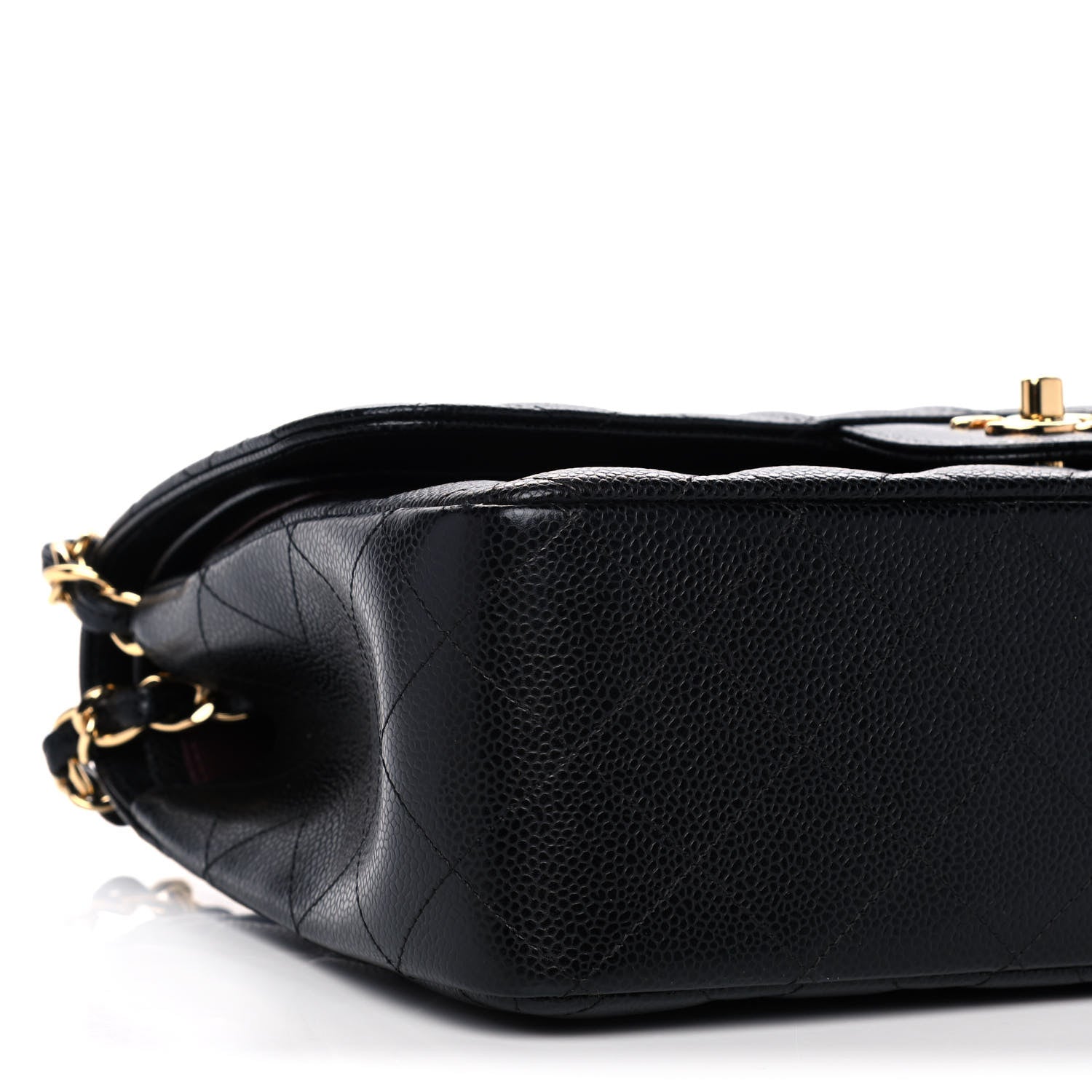 Chanel Caviar Quilted Jumbo Double Flap Black 10 of 14