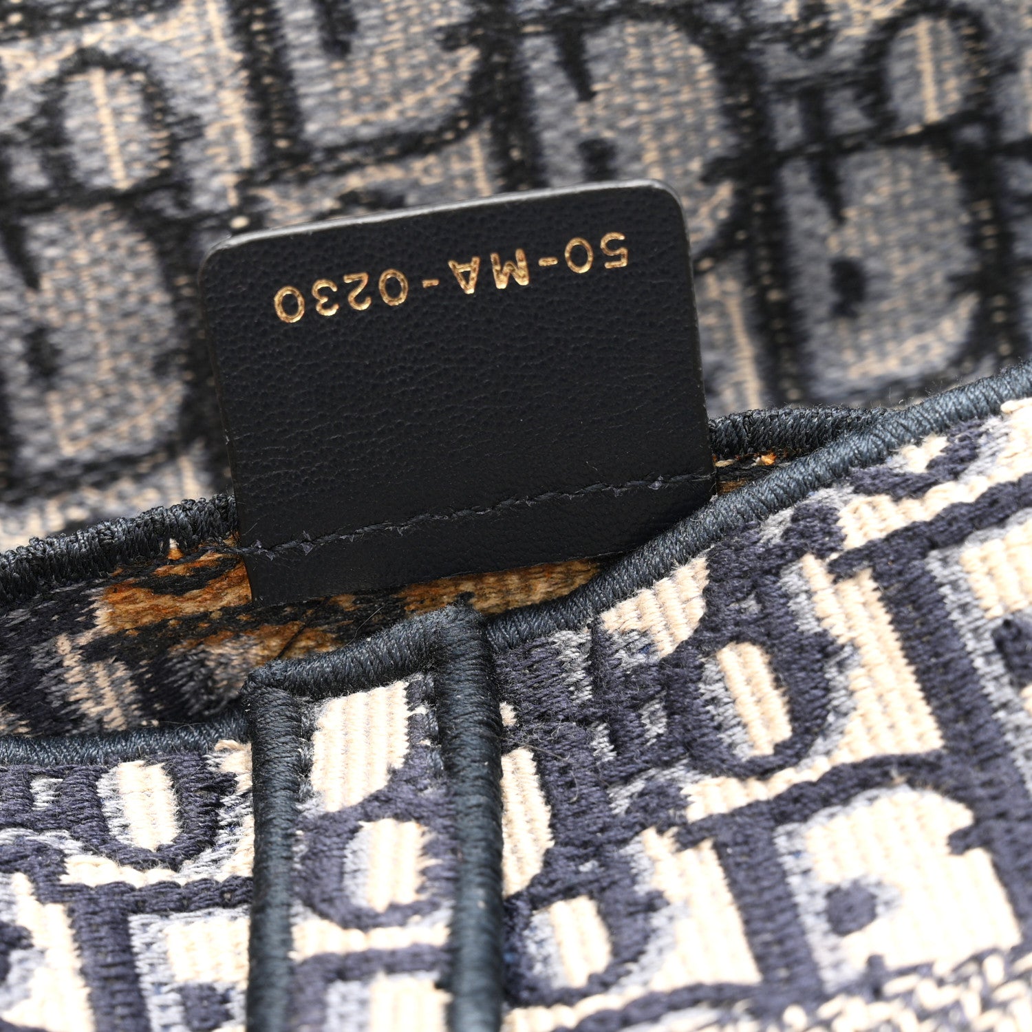 Christian Dior Oblique Slim Saddle Pouch Blue 11 of 11