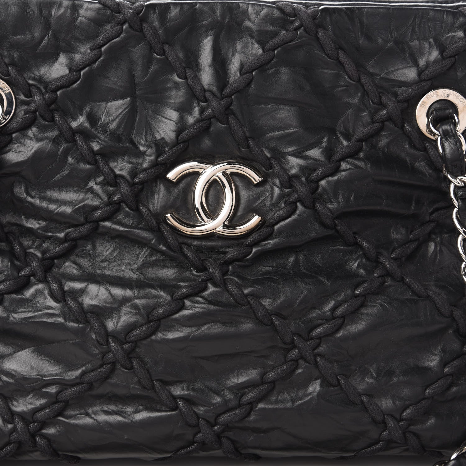 Chanel Calfskin Ultra Stitch Tote Black 10 of 13