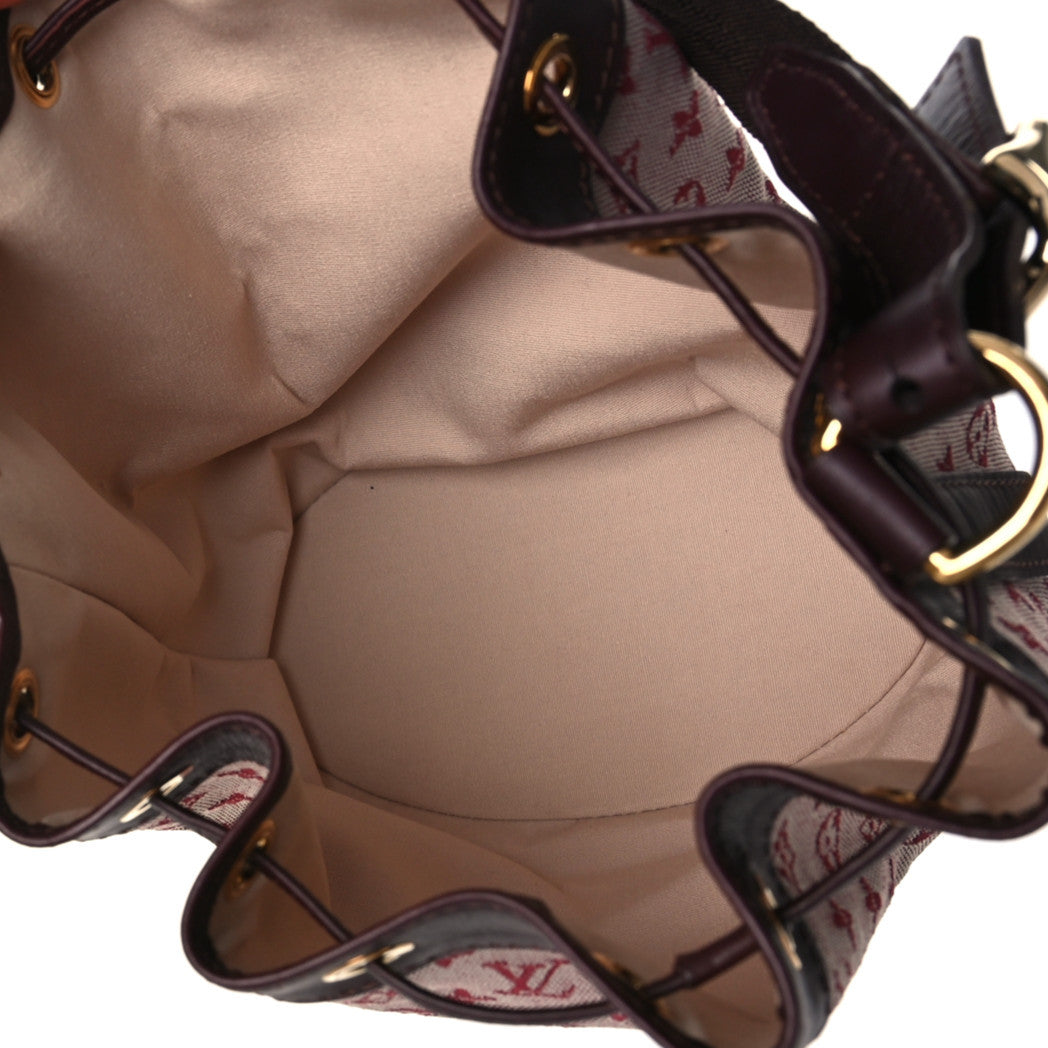 Mini Lin Monogram Noelie Cherry