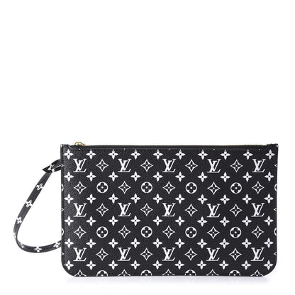 Louis Vuitton Monogram Giant Jungle Neverfull MM GM Pochette Black 1 of 9