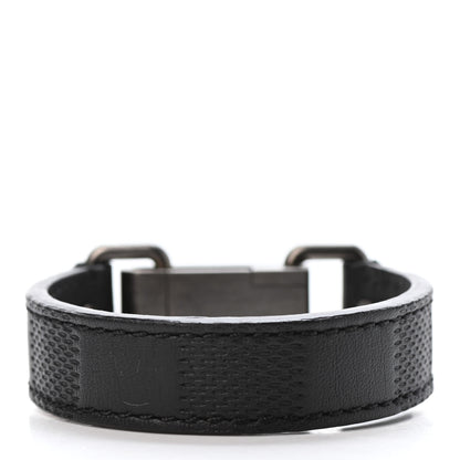 Louis Vuitton Damier Infini Bandit Bracelet 19 Black 2 of 6
