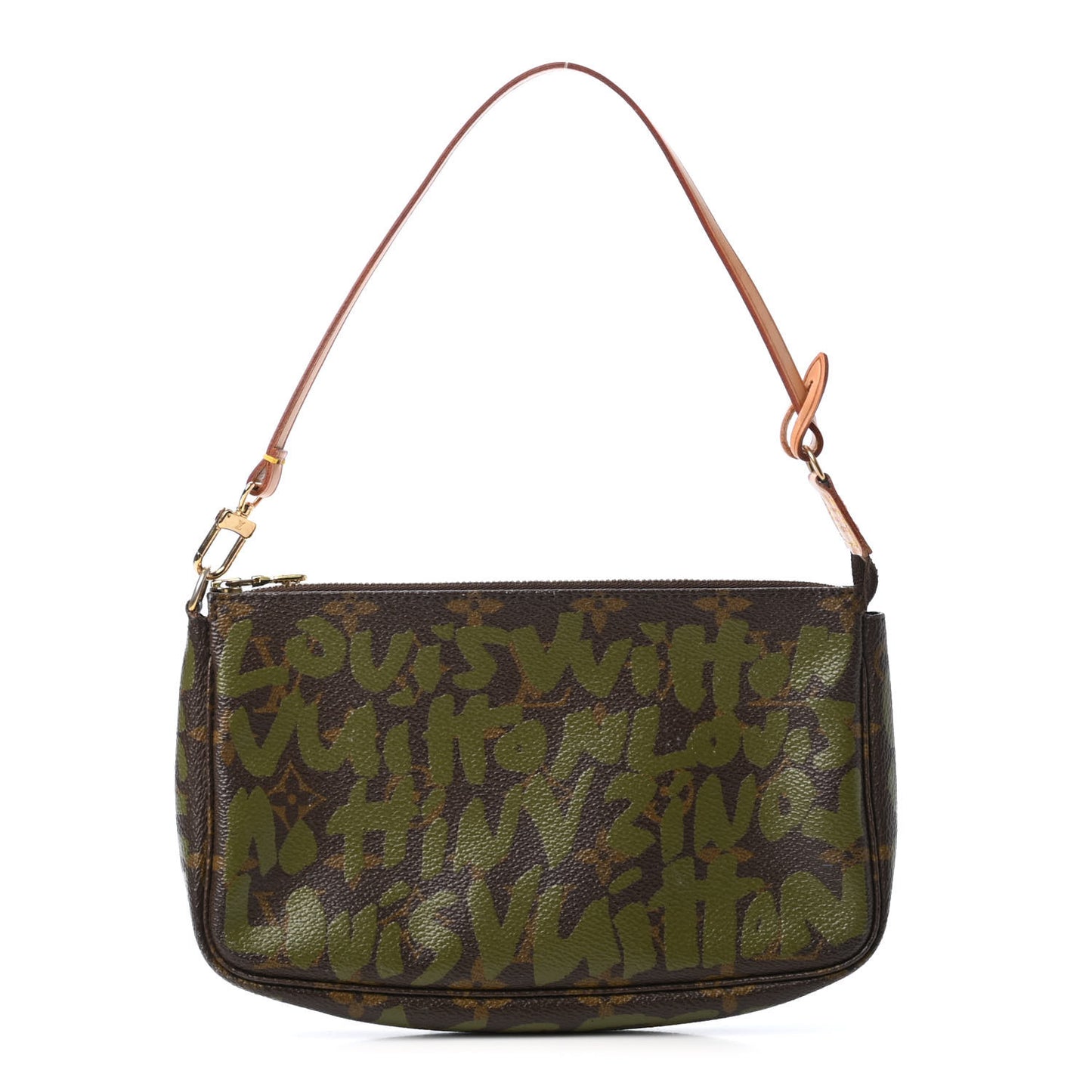 Monogram Graffiti Pochette Accessories Kaki