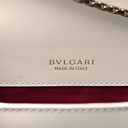 Bulgari Small Serpenti Forever Snake Strap Crossbody Bag White Agate 6 of 9