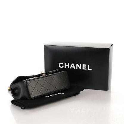 Chanel Lambskin Quilted Mini Rectangular Flap Black 4 of 6