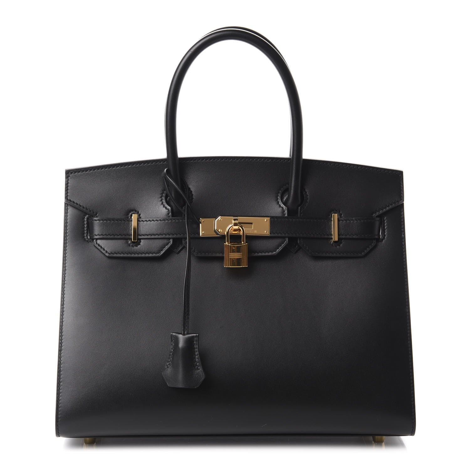 Hermes Veau Monsieur Birkin Sellier 30 Black 1 of 11