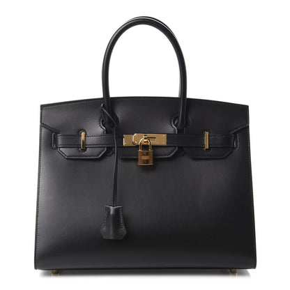 Hermes Veau Monsieur Birkin Sellier 30 Black 1 of 11