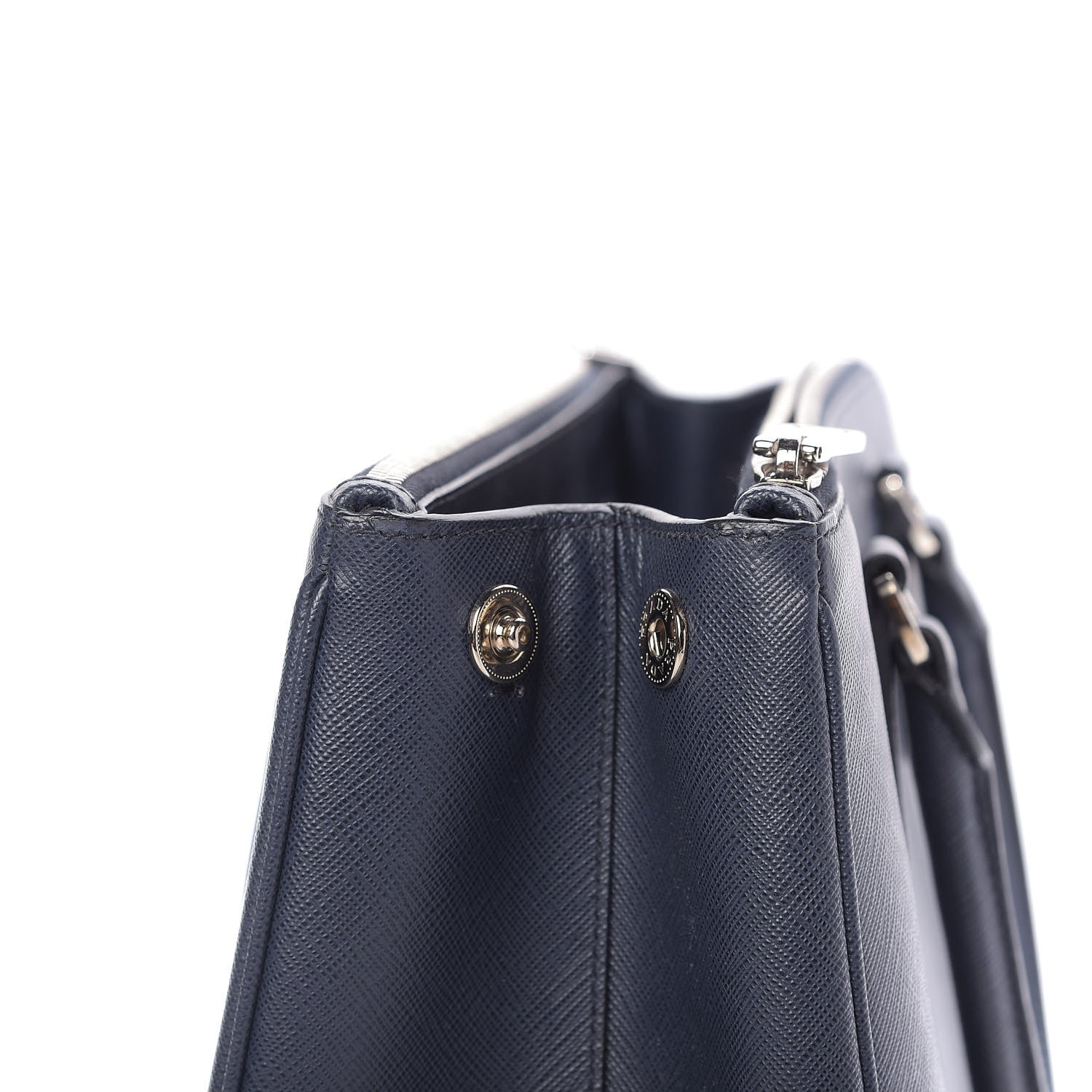 Prada Saffiano Medium Galleria Double Zip Tote Baltico 11 of 11