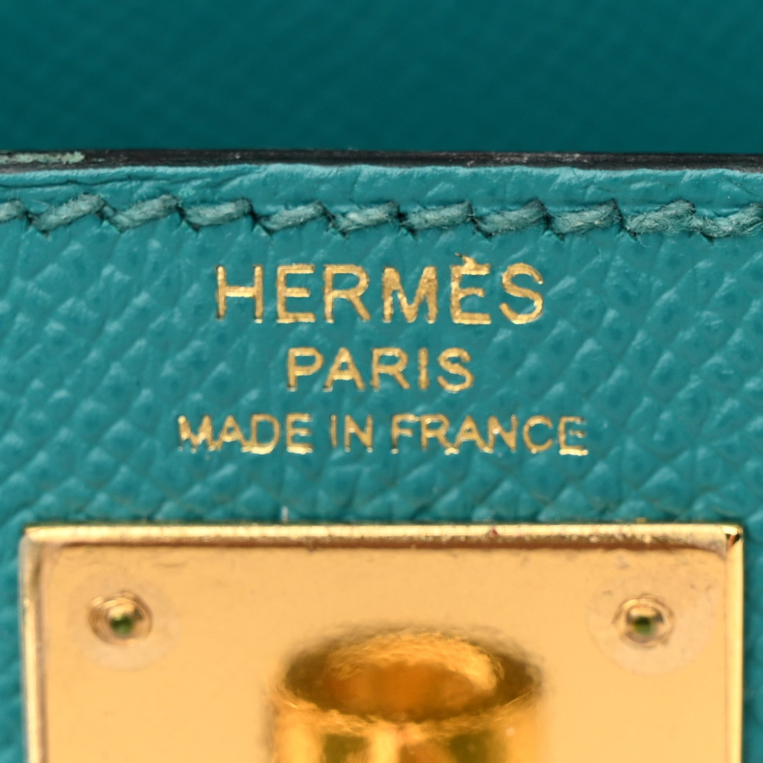 Hermes Epsom Kelly Sellier 28 Bleu Paon 6 of 30