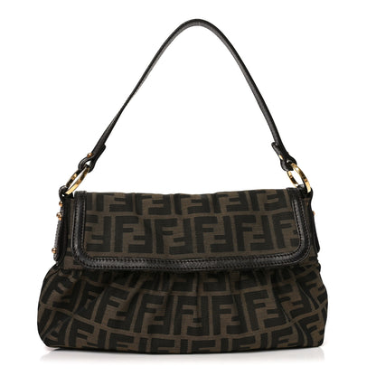 Fendi Zucca Small Chef Shoulder Bag Tobacco 1 of 8