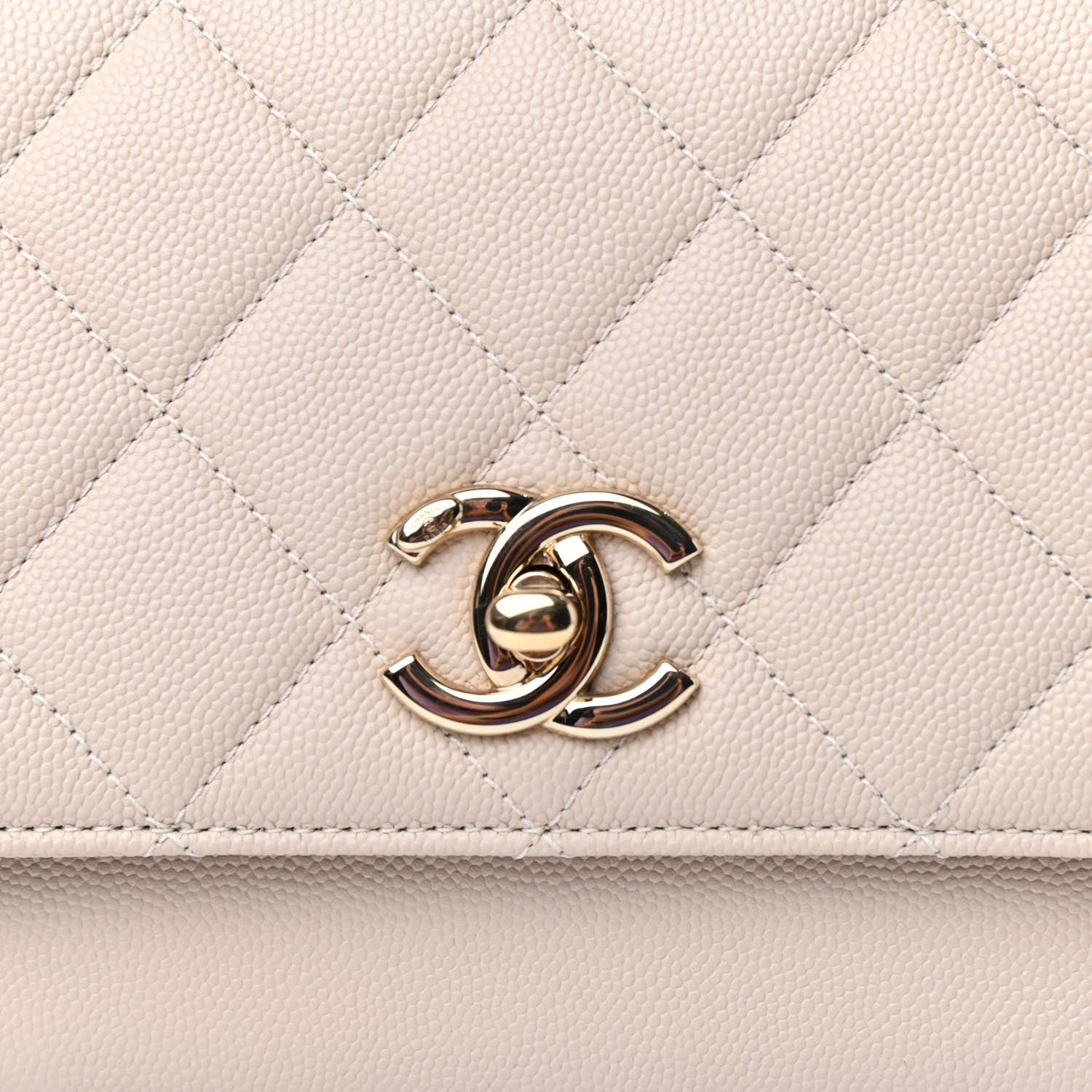 Chanel Caviar Quilted Medium Business Affinity Flap Beige 10 of 10