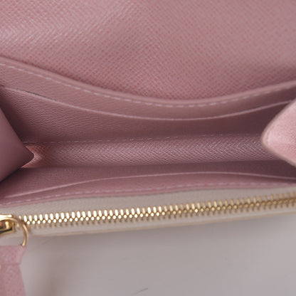 Louis Vuitton Damier Azur Rosalie Coin Purse Rose Ballerine 5 of 8
