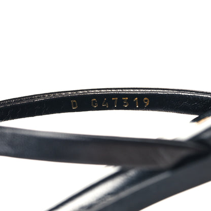 Chanel Goatskin CC Times Square Thong Sandals 39 Black 12 of 20