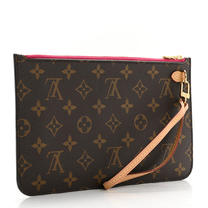 Louis Vuitton Monogram Neverfull MM GM Pochette Pivoine 3 of 8