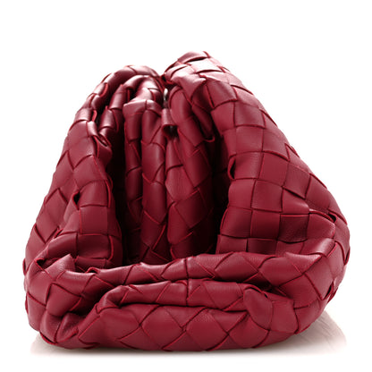 Bottega Veneta Nappa Maxi Intrecciato The Pouch Oversized Clutch Amaranto 9 of 11