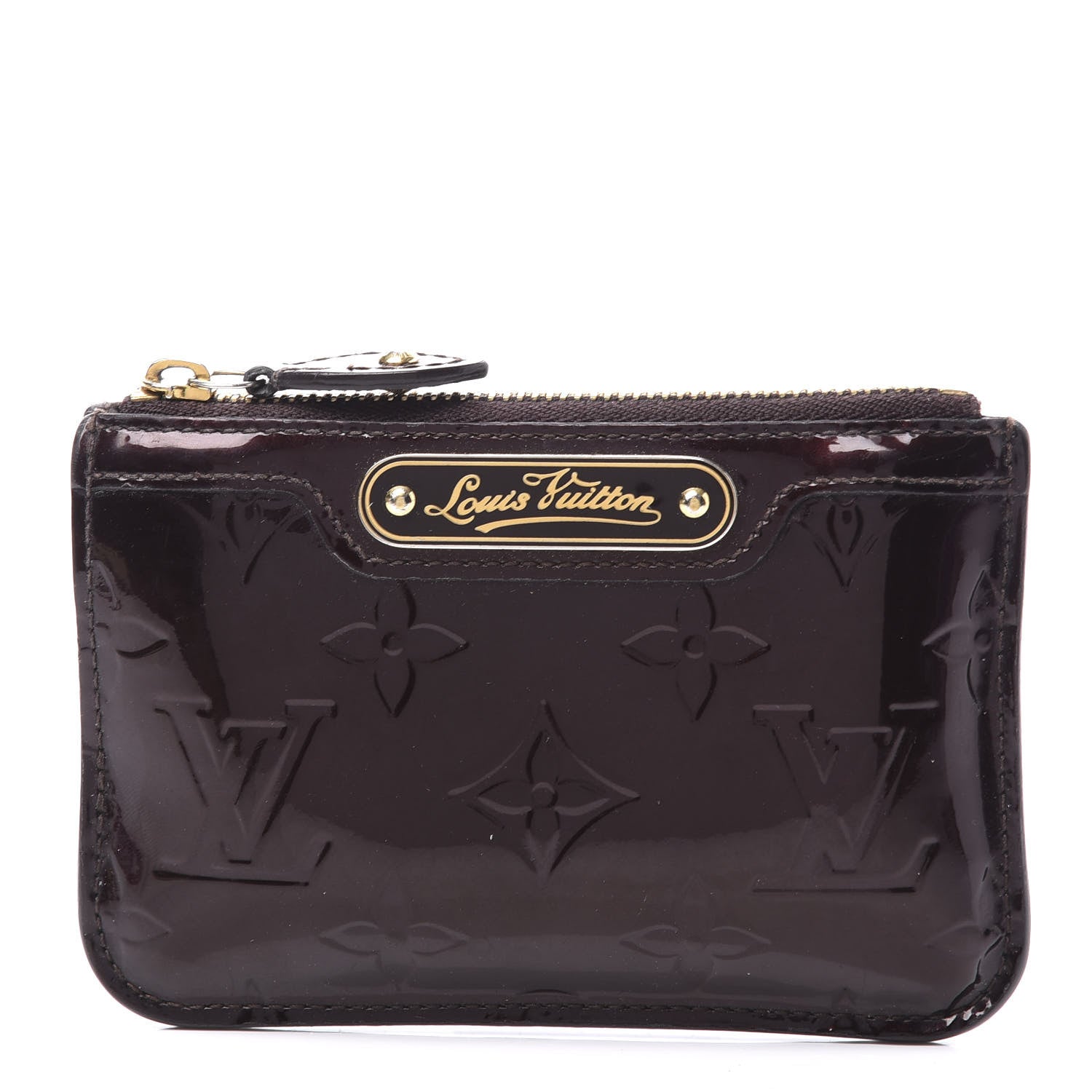 Louis Vuitton Vernis Key Pouch Amarante 2 of 8